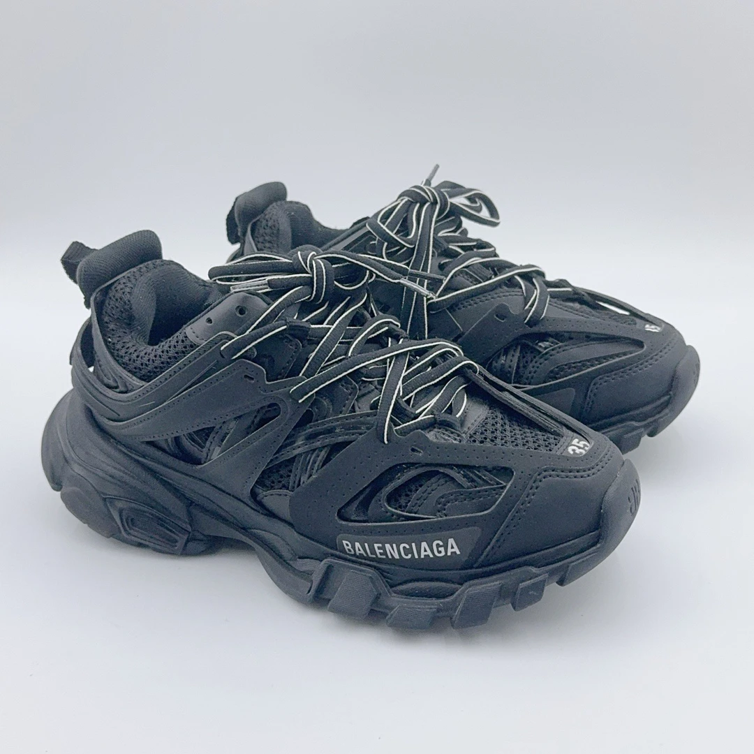 98新/巴黎世家/Balenciaga35码/黑色track老爹鞋/ys00995