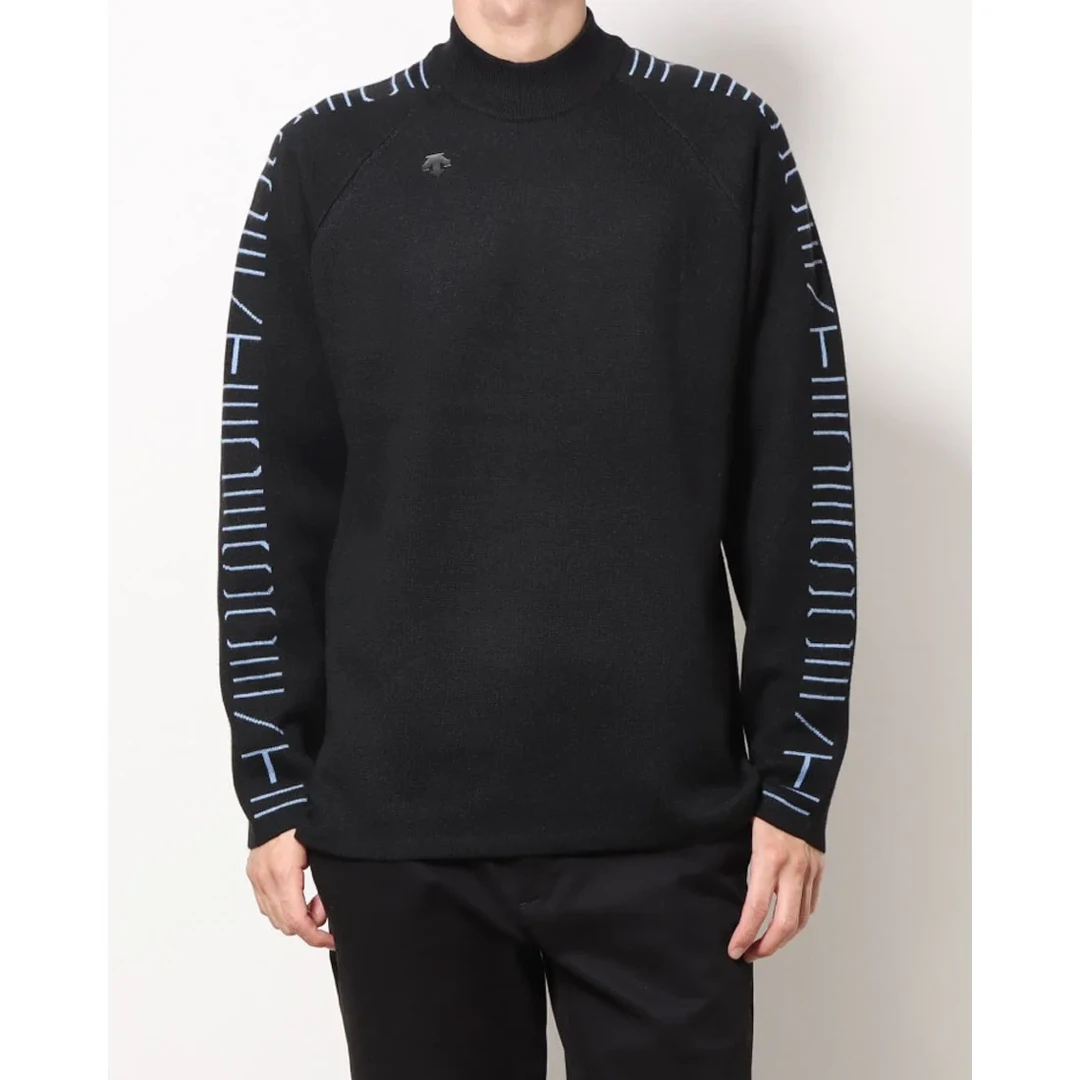 DESCENTE/迪桑特L02A高尔夫男款秋冬长袖针织半高领舒时尚适毛衣