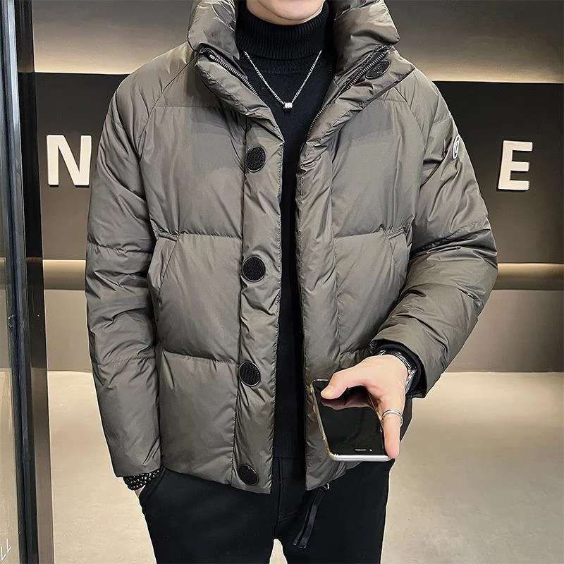 波司登羽绒服男冬季2023年新款高端白鸭绒面包服潮牌防寒加厚羽绒