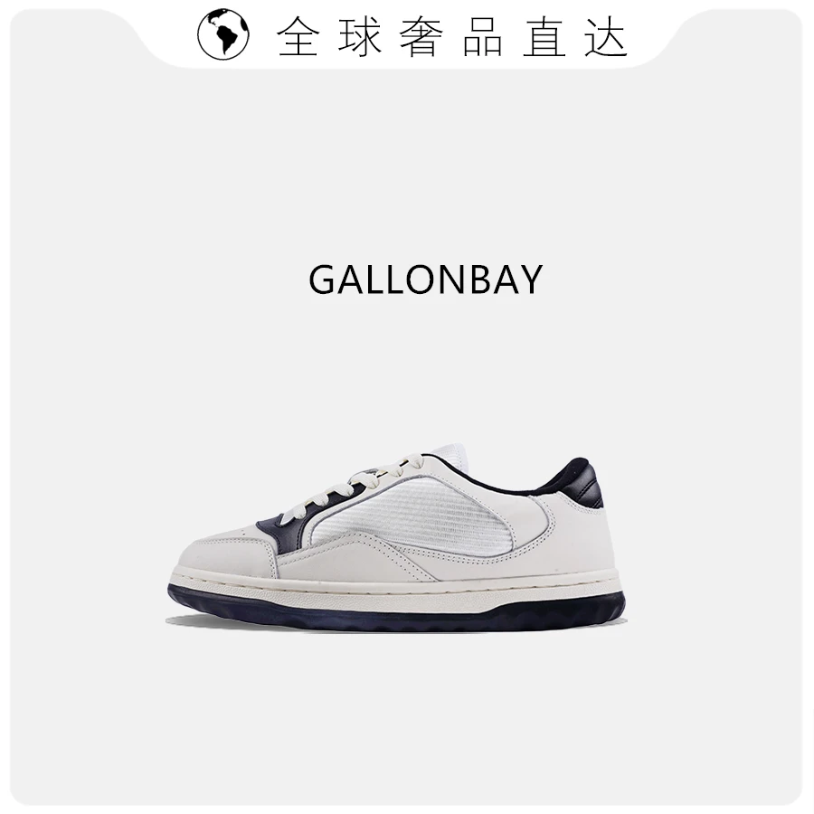 加仑比亚MAC男鞋真皮板鞋2024新款ins百搭女鞋运动休闲德训鞋小白