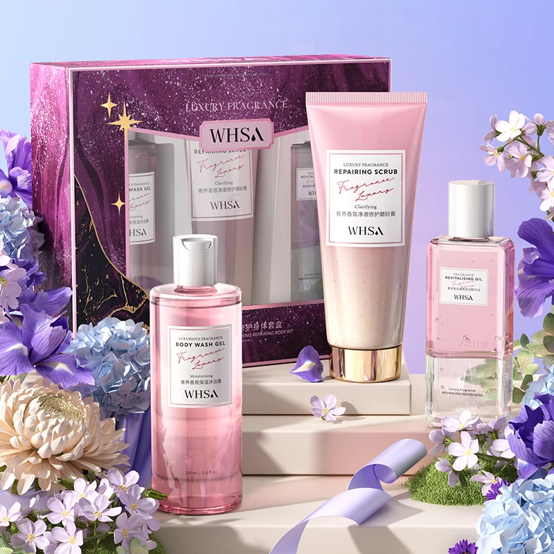 Whsa奢享香氛滋养修护身体套盒-YF