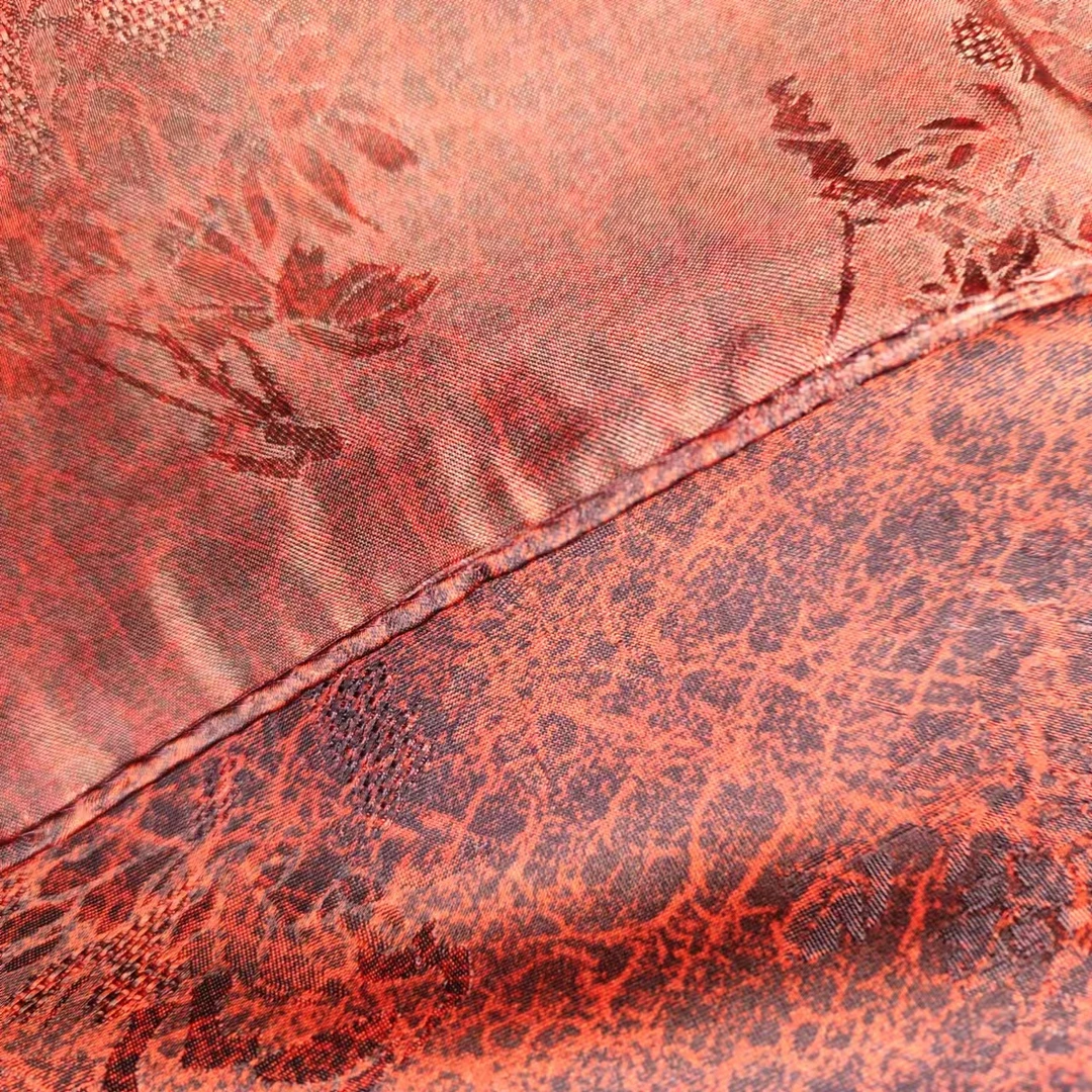 【赤丹雪】140*140重锻老料香云高货重磅国风提花高端百搭丝巾