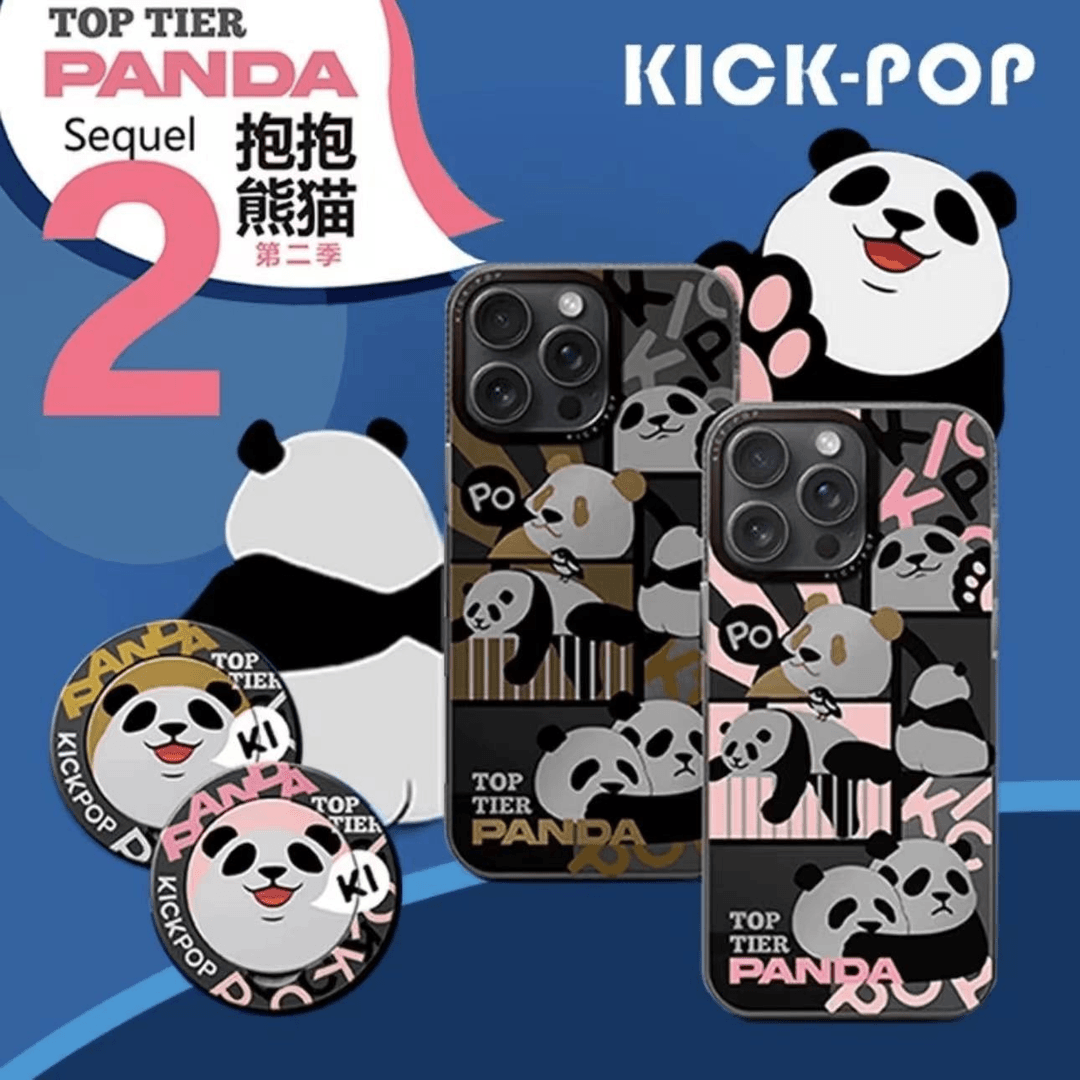 可可抱KICK-POP明星熊猫15ProMax/14ProMax/Mate60Pro磁吸手机壳