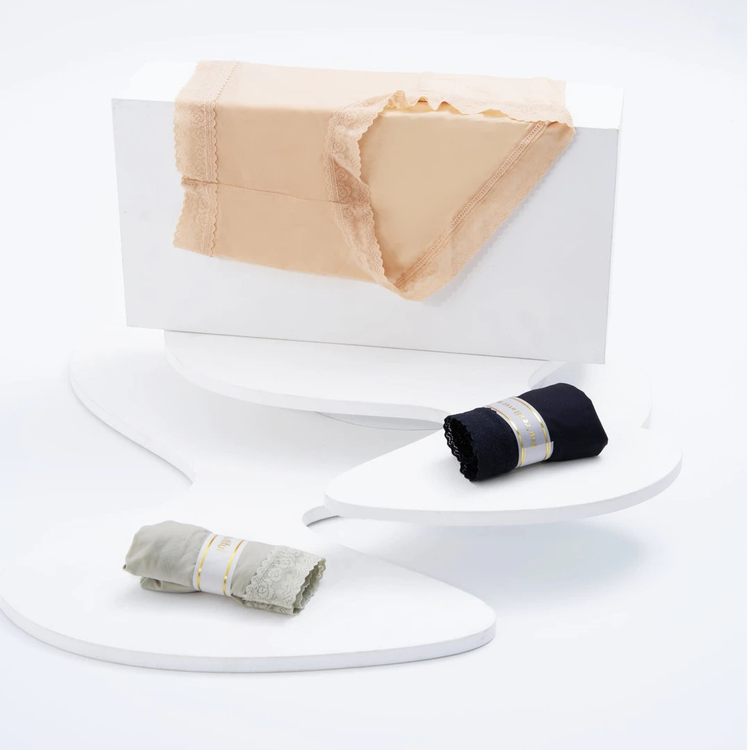 Micisty/密汐皙迪蚕丝内裤无痕舒适春夏透气运动女三条礼盒装时尚