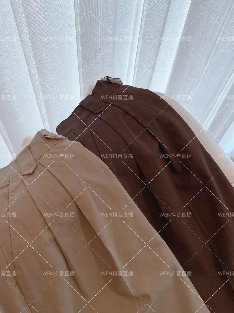 【WEN内购会】高腰宽松休闲纯色百搭阔腿裤 WWK0237