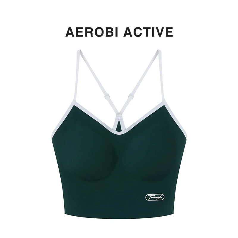 AEROBI ACTIVE点胶款运动背心日常外穿舒适可调节一体吊带2000
