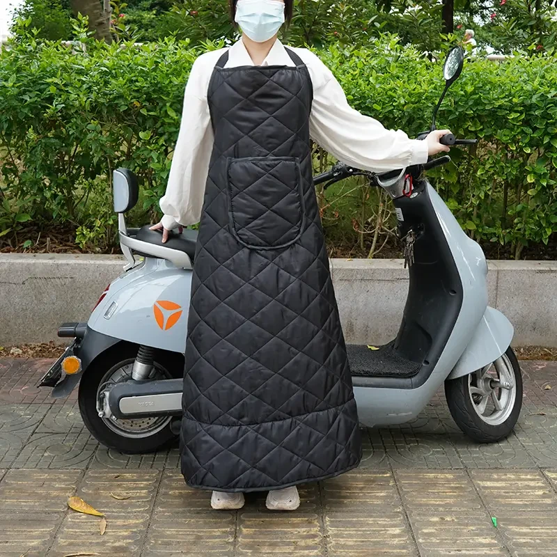 挡风被电动车分体人车分离式冬季骑行保暖装备电瓶车挡风裙围裙款