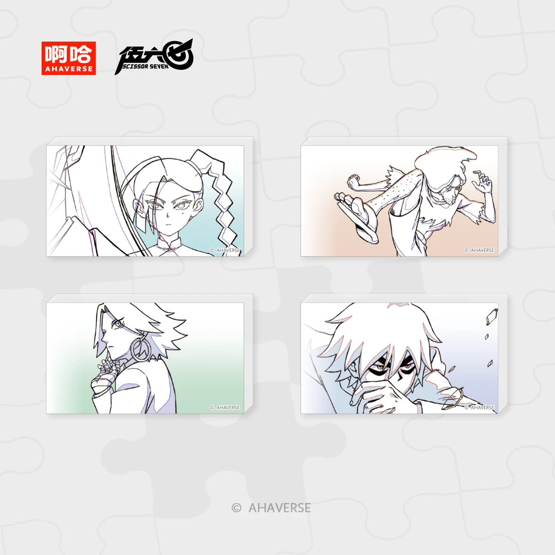 伍六七动画 官方周边 记忆碎片系列 原画冰箱贴