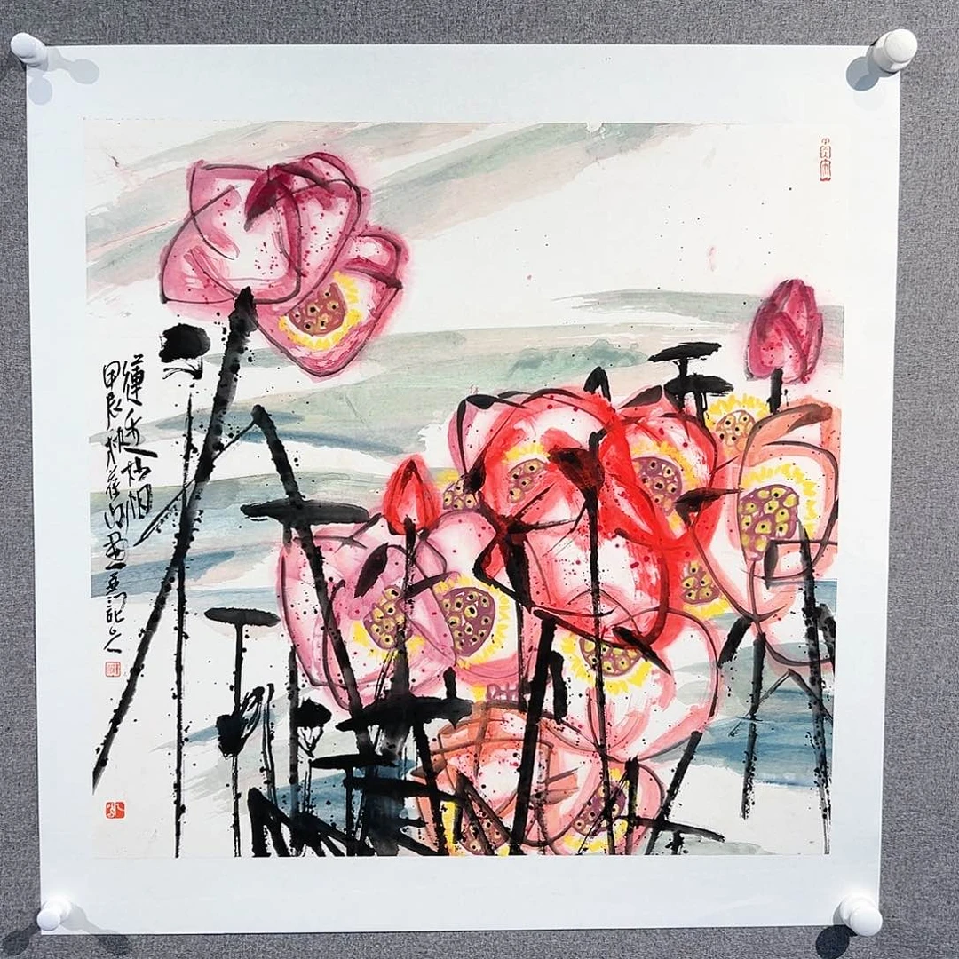 绘画刘保收老师花鸟画作品