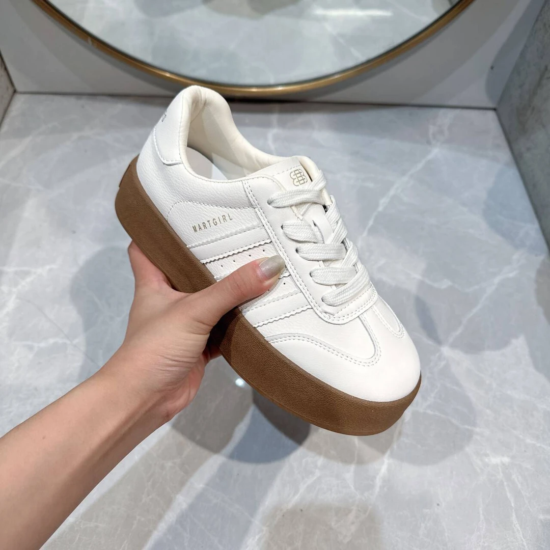 66085新款小白鞋网面休闲鞋时尚潮款老爹鞋百搭运动鞋贝壳头女