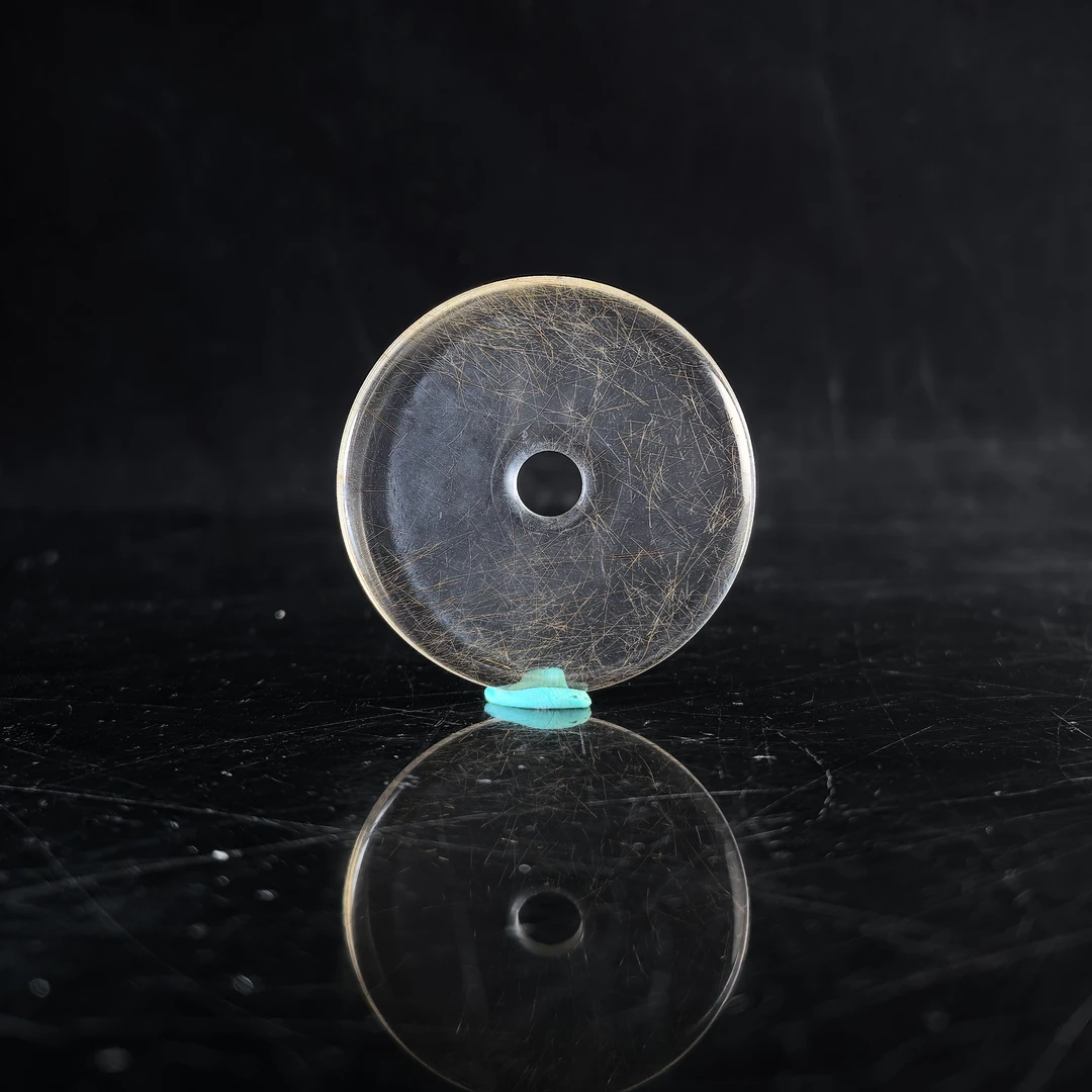 清代水晶平安扣 24092203*【上海兰馨】