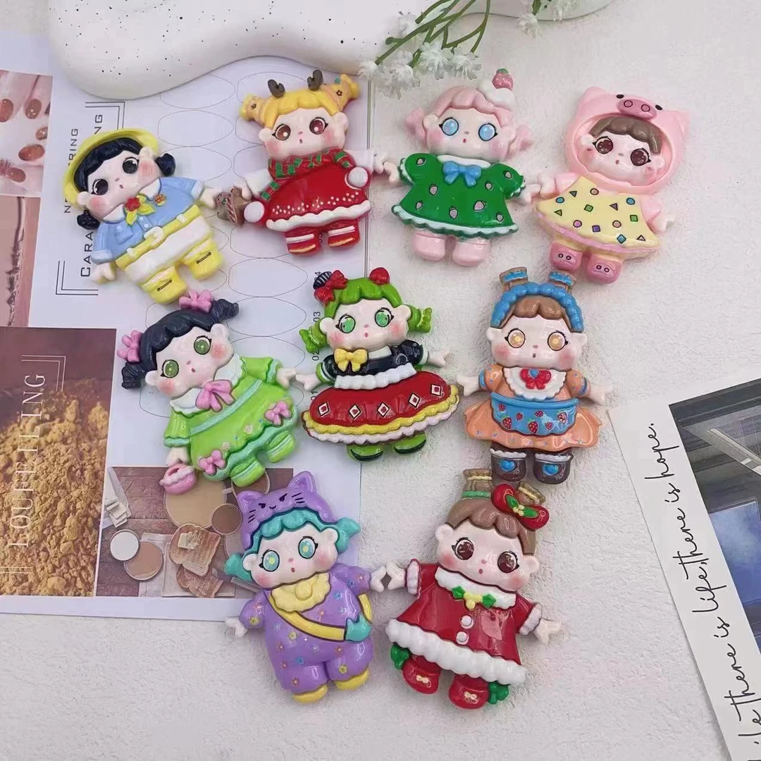 大卡捣蛋糖果女孩树脂卡通diy奶油胶手机壳钥匙扣发夹配件