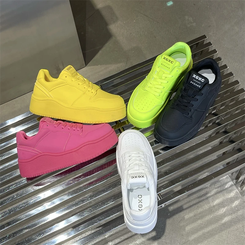 XGXC糖果色低帮透气百搭原宿风休闲板鞋9971