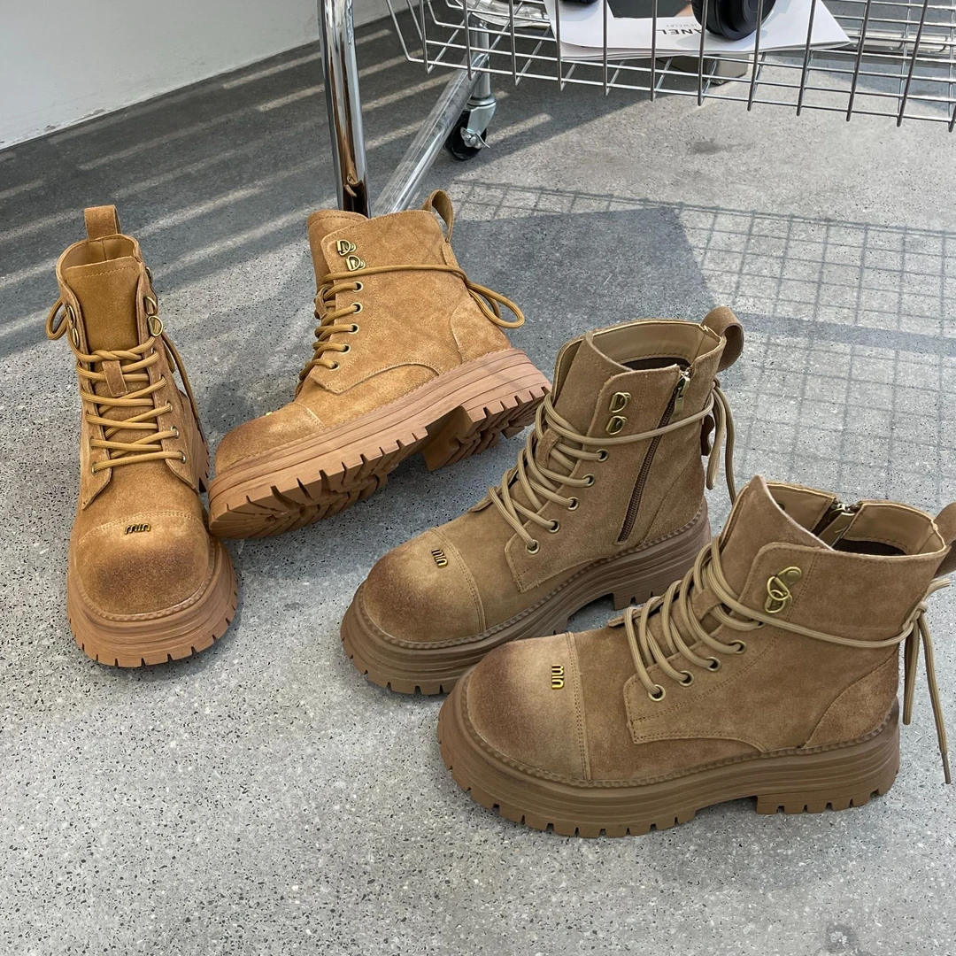 XGXC厚底磨砂高端休闲马丁靴-XG1816