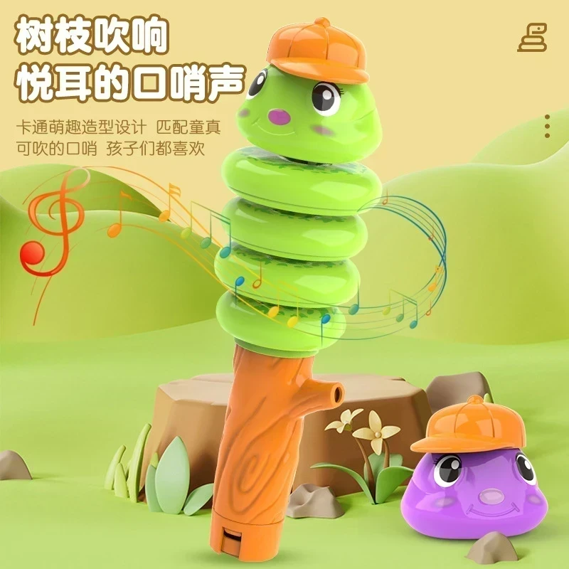 创意仿真摇摆口哨摇摇蛇解压玩具平衡旋转力控摇摆贪吃蛇解压玩具