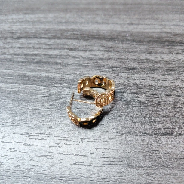 铜合金耳饰 轻奢法式百搭耳钉636