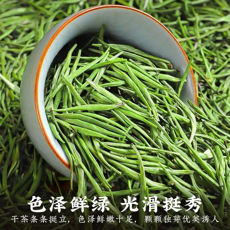 正宗特级雀舌绿茶2025新茶全嫩芽正宗贵州湄潭高山茶罐装250g500g