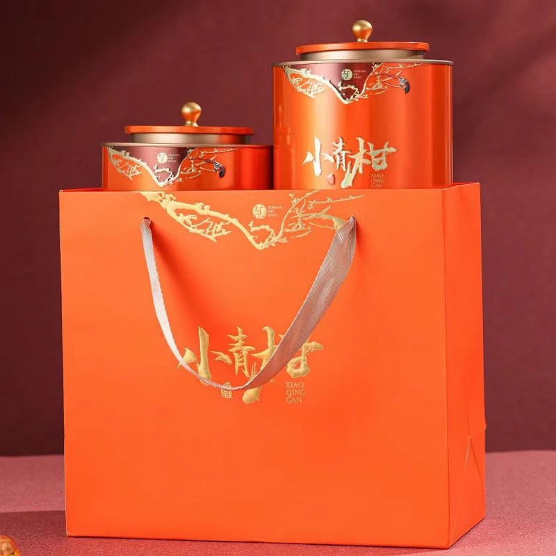 正宗新会小青柑10年普洱茶柑普茶熟茶醇厚精美罐装茶叶500g