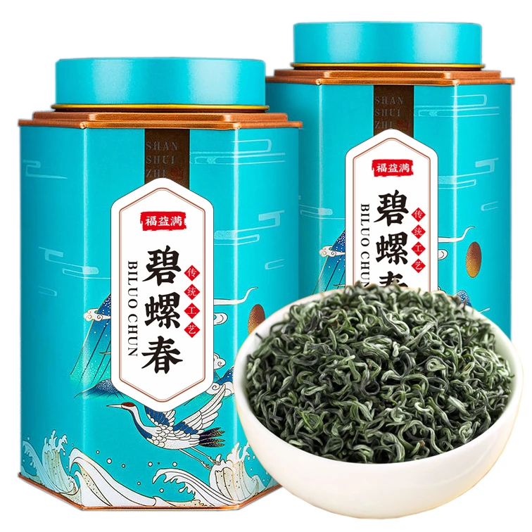 春茶碧螺春茶叶2025新茶正宗明前绿茶浓香型嫩芽花果香罐装