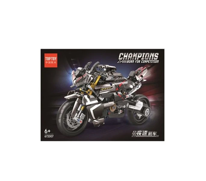 TOPTOY高能机械-疾速机车672007-黑国庆中秋节礼物儿童玩具汽车国庆中秋节礼物