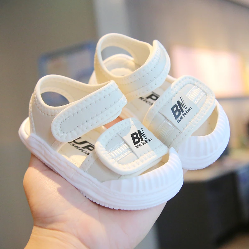 夏季宝宝凉鞋男宝包头0一1-3岁女男童鞋子防滑机能婴儿软底学步鞋