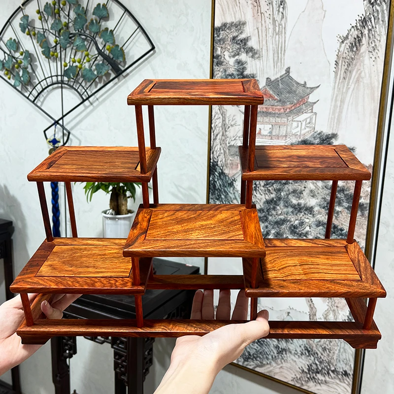 cwzt明式前后台博古架 中式桌面摆件