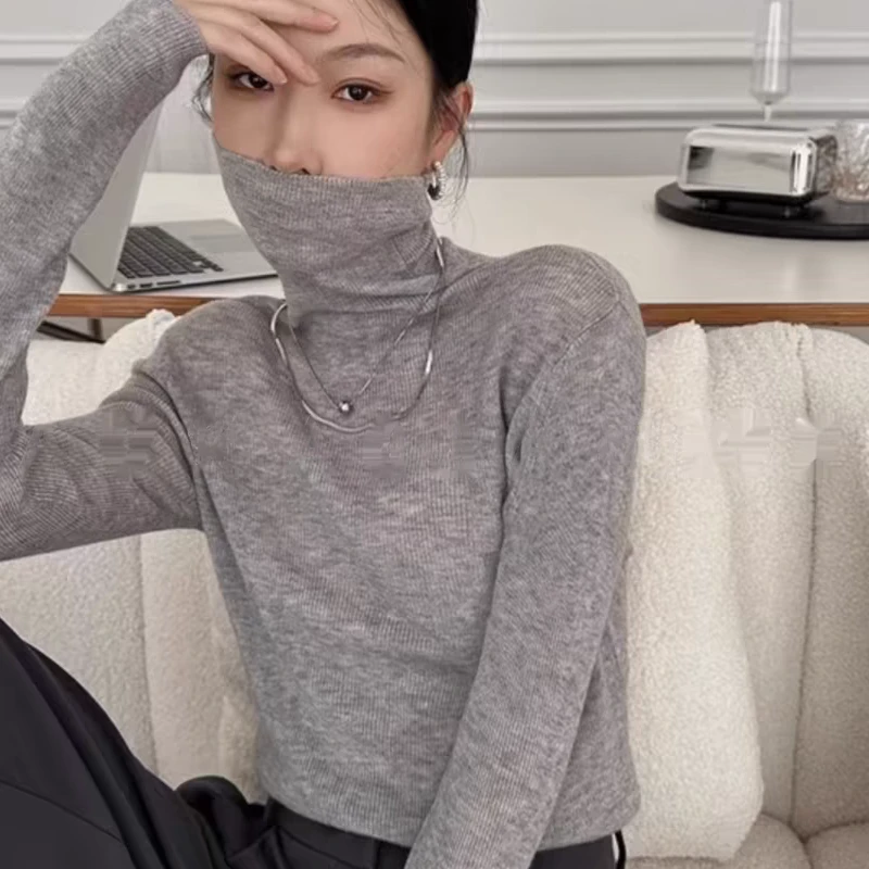 羊毛衫时尚薄款春秋款0压感100%纯羊毛，穿上如同云朵包裹般舒适