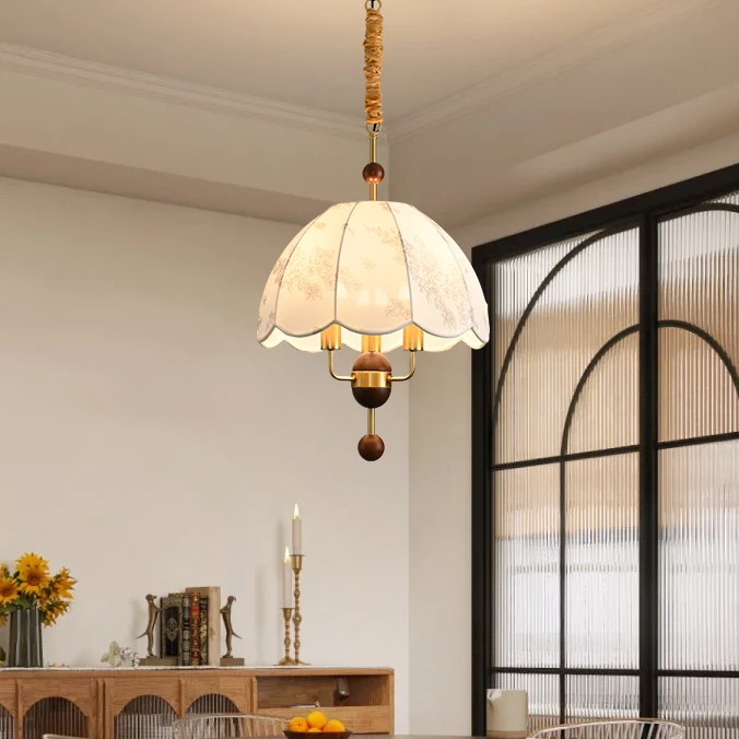 中古风法式复古吊灯北欧创意餐厅卧室书房吊灯