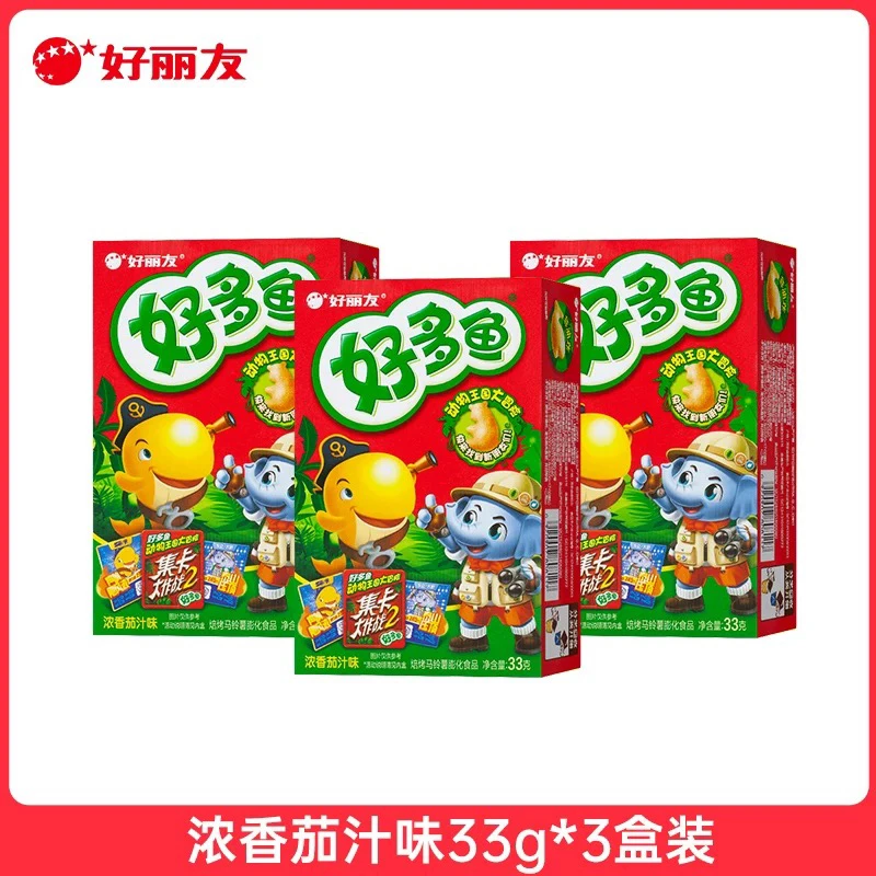 好丽友好多鱼33克×3盒
