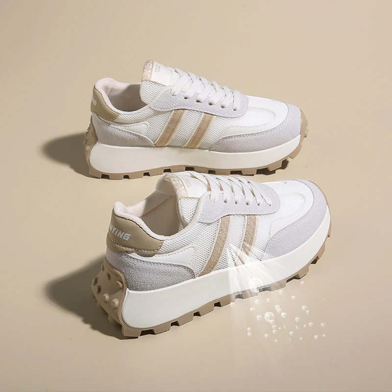 踩屎感孕妇网面运动鞋女夏季单网薄款老爹鞋小码34莆田德训阿甘鞋