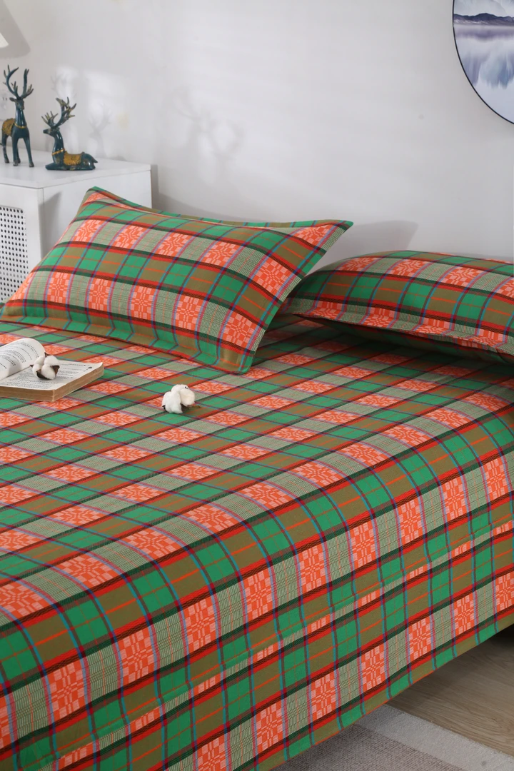 鲁锦单品床单绿色健康亲肤柔软棉2.1*2.3米