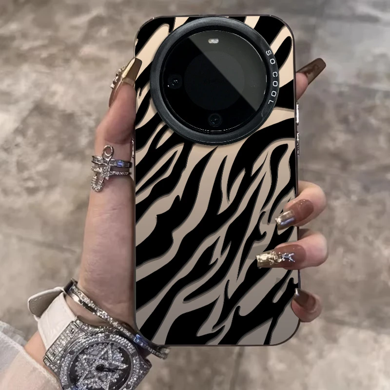 满屏虎纹2024适用华为mate60pro手机壳p70新款mate500pro彩银p60