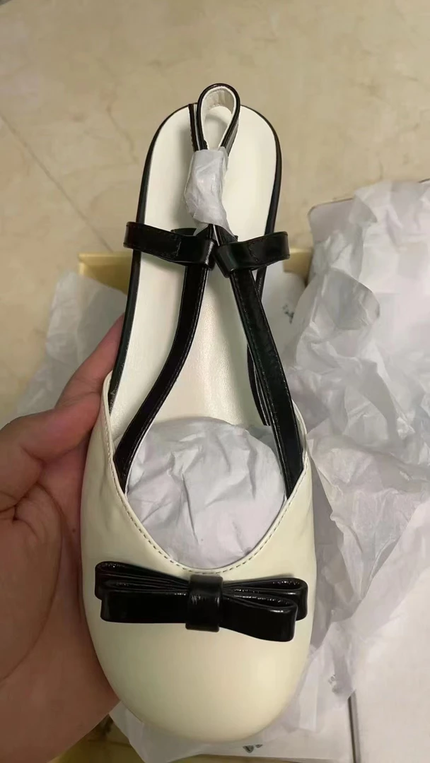 Rura525-3黑白色36码 凉鞋【不退换】