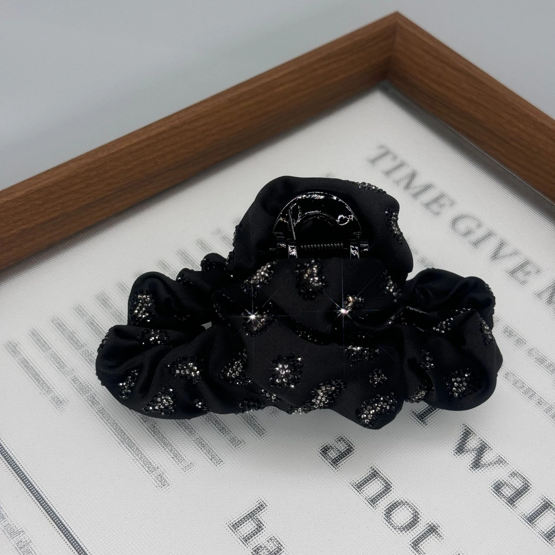 韩国ins布艺闪闪12cm大抓夹057