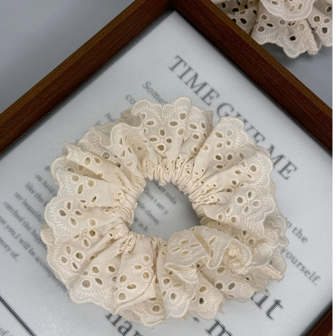 韩国ins白色百搭时尚甜美发圈035福利