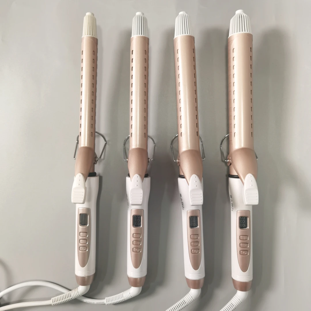 利桥潮牌X6液晶显示低温波浪卷发器电卷棒发廊家用卷发棒