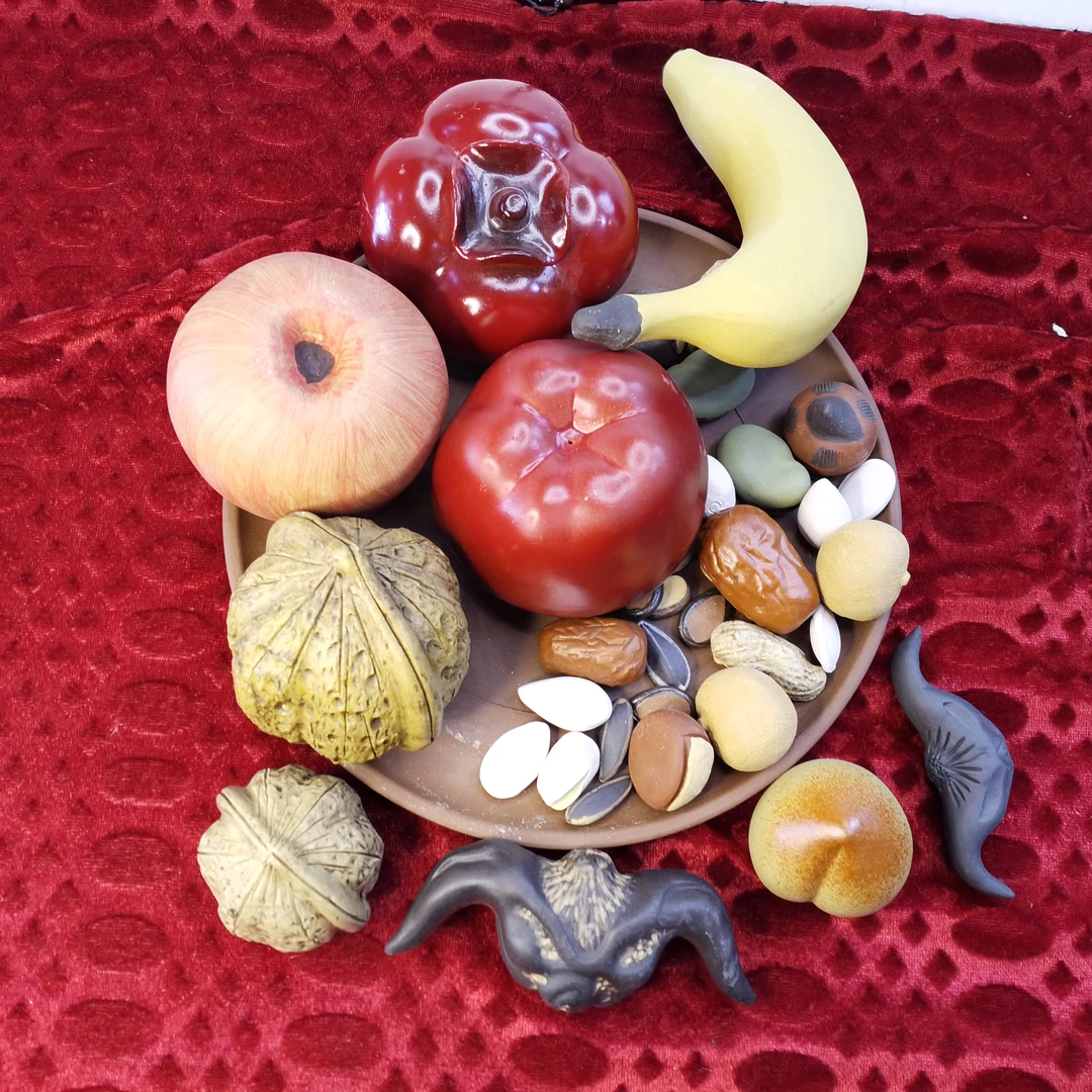 紫砂雕塑 茶宠 紫砂摆件 全手工 纯紫砂泥 39件套 紫砂精品