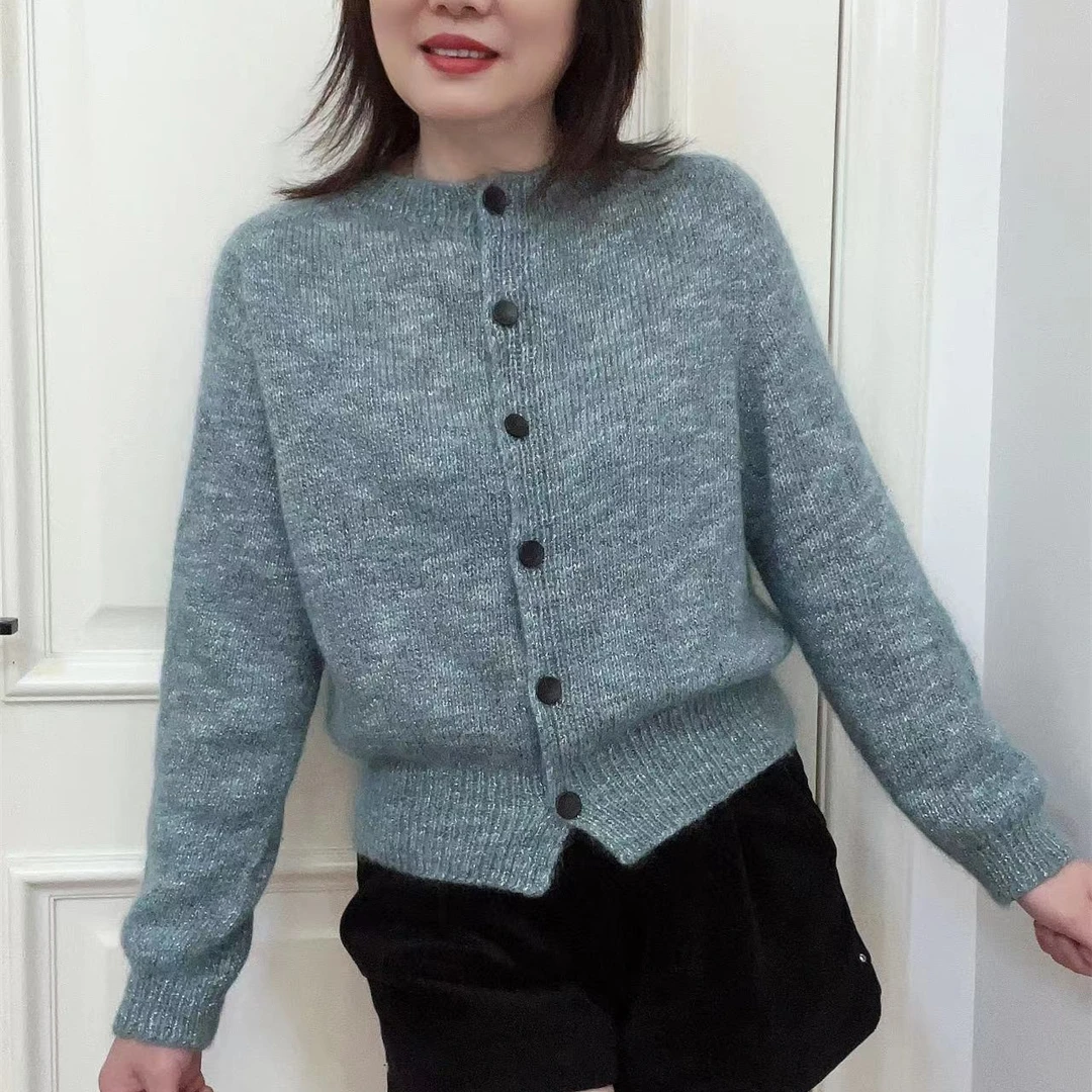 南非小马海毛【星光】针织材料包 手工DIY编织手编亮丝绒毛线