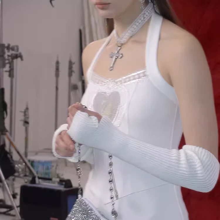 NEXTPASSPORT 春夏特别天鹅刺绣芭蕾下摆吊带裙蕾丝刺绣