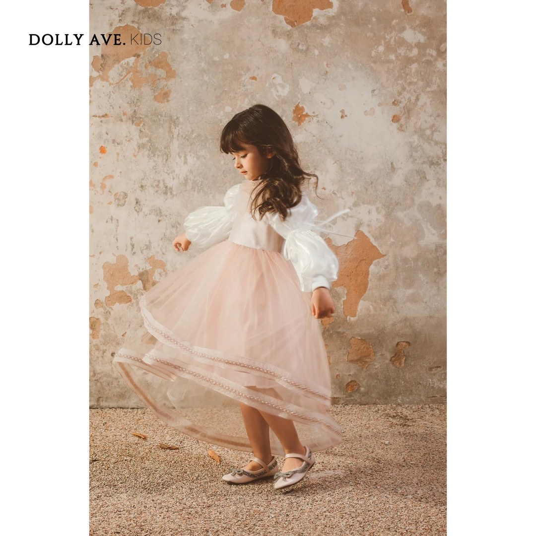 【惊喜时刻】Dolly Ave 雅典娜 女童礼服仙女裙秋冬花童洋气连衣裙
