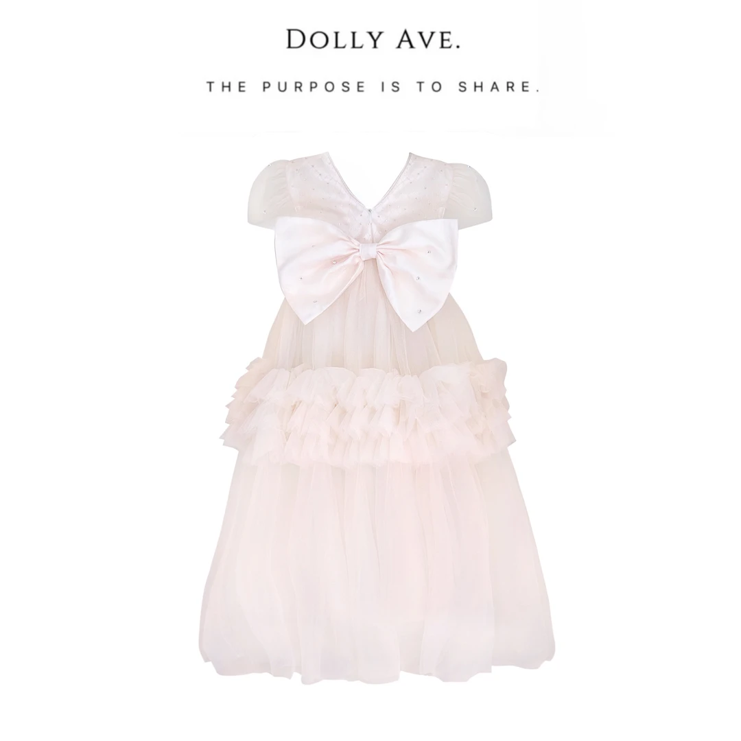【惊喜时刻】Dolly Ave 美调 气质轻奢公主裙夏季女童气质连衣裙