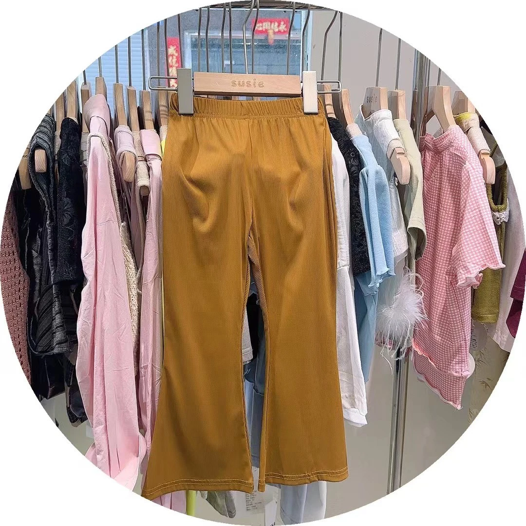 susiebaby童装裤子休闲舒适女童阔腿裤