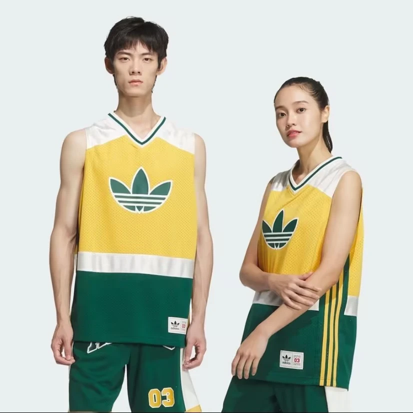 adidas/阿迪达斯【王府井AD】篮球背心时尚休闲透气JD6401