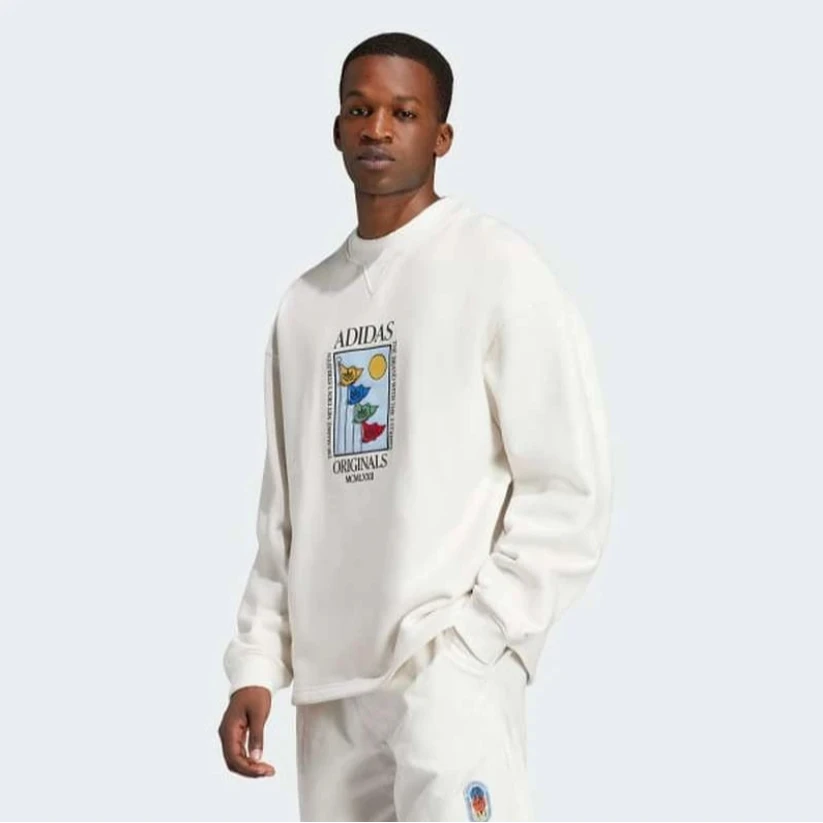 adidas/阿迪达斯【华发AD】长袖运动圆领上衣IX6745