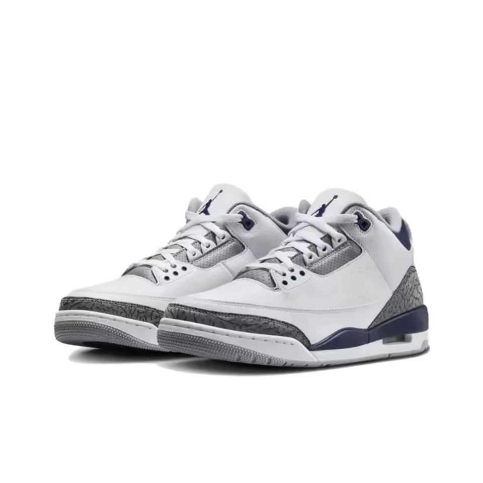 Nike/耐克万象 AJ 3 Retro男款休闲鞋午夜蓝 CT8532-140