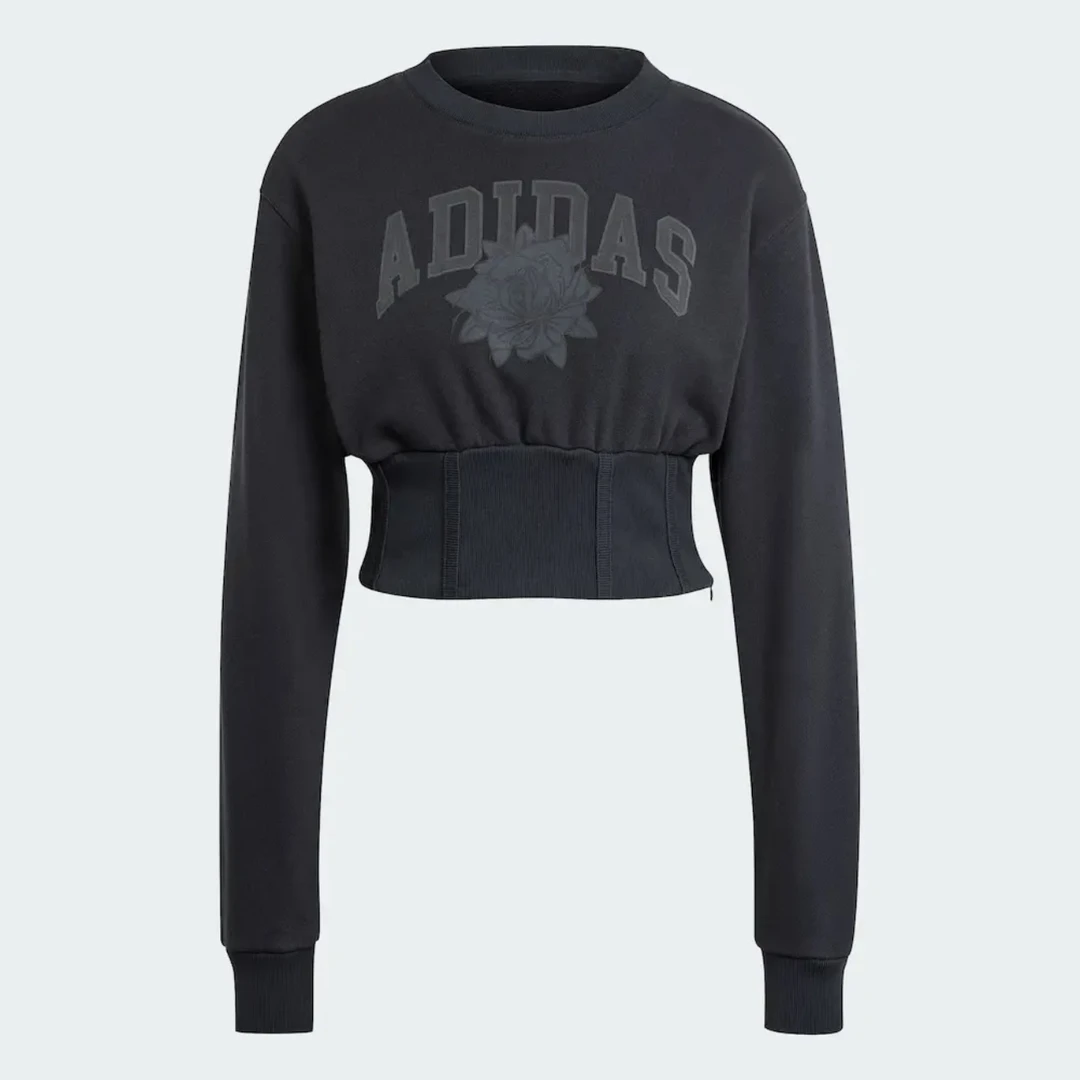 adidas/阿迪达斯【深圳壹方城AD】秋冬三叶短款卫衣IY9028
