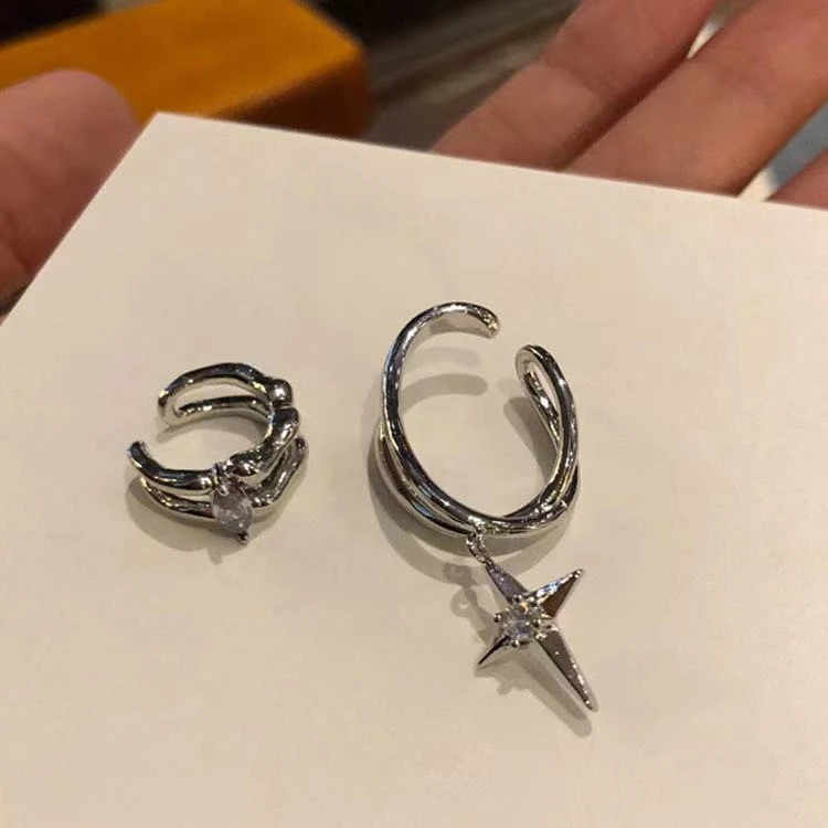欧美冷淡风耳骨夹个性简约耳夹女无耳洞INS小众设计感高级感耳环