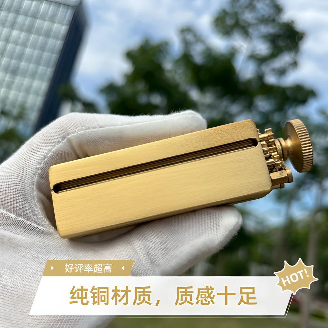 黄铜经典英伦卷烟器,复古纯铜手卷机家用便携新款手工精品卷烟机