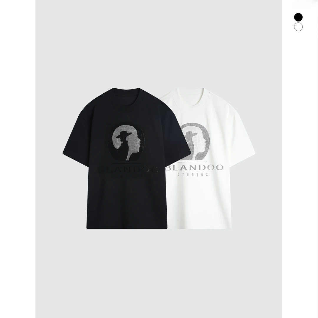 【7.22清仓特价】高织长绒棉感进口奥钻烫钻短袖 8827