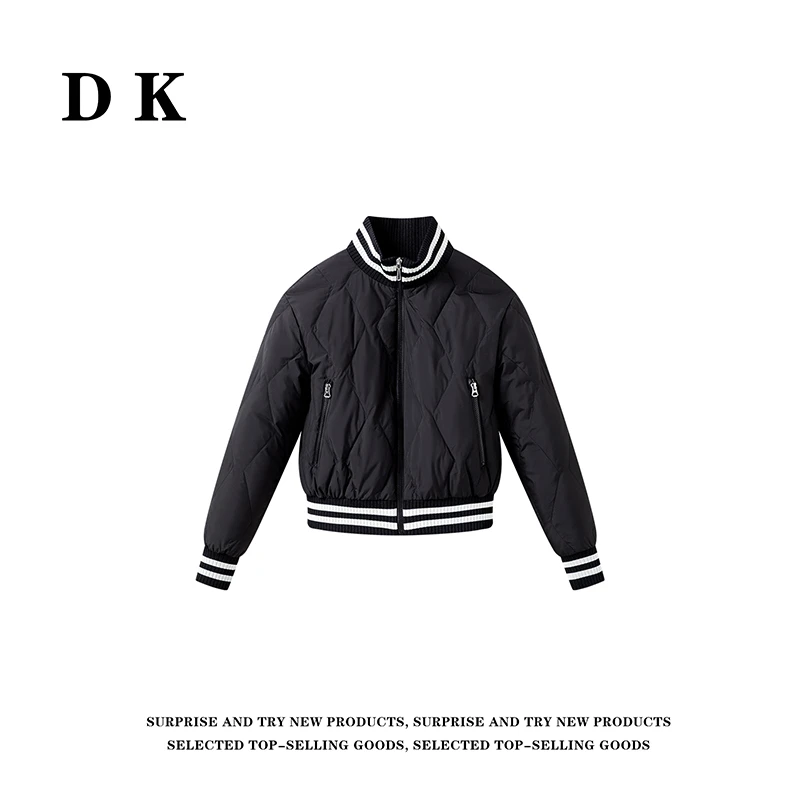 【姿姐】立领短款羽绒服轻盈保暖时尚外套D400600629